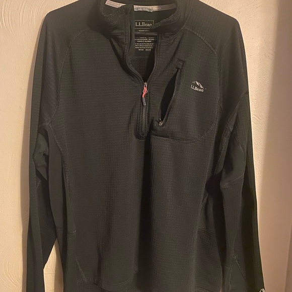 LL Bean men's Polartec "slightly fitted" 1/2 zip pullover- size XL (extra large) - Picture 2 of 9